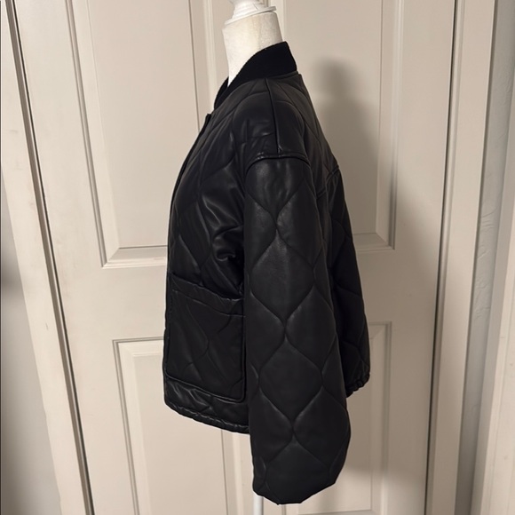 River Island Black Quilted Women's Jacket - Picture 2 of 3